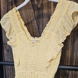 Aerie Ruffle Maxi Dress